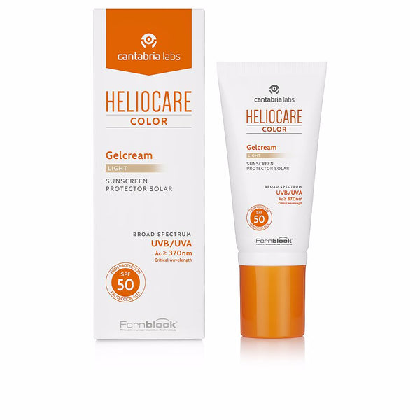 Protetor solar HELIOCARE COLOR com gel creme de cor FPS50 #light 50 ml