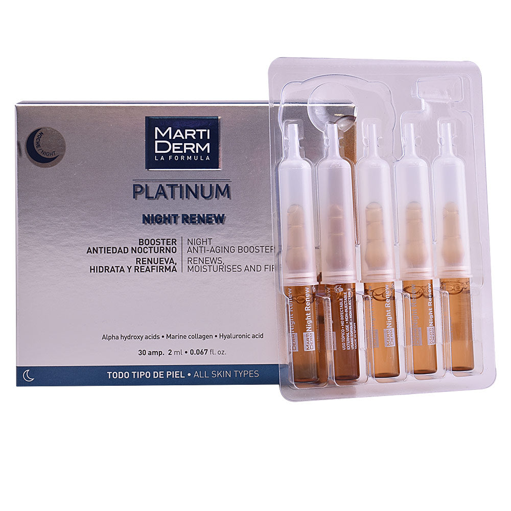 Ampolas PLATINUM NIGHT RENEW 30 x 2 ml