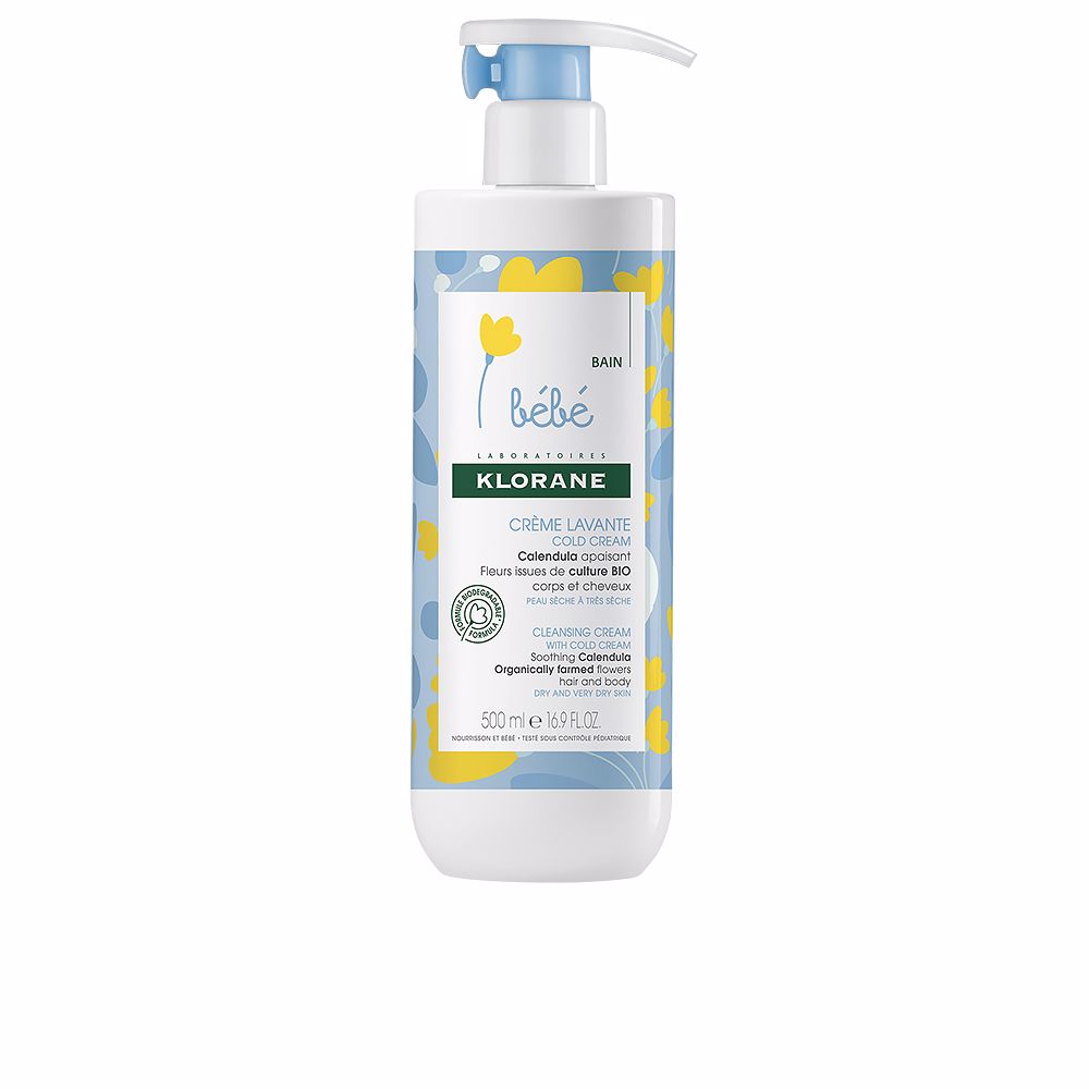 BÉBÉ creme de limpeza rosto e corpo 500 ml