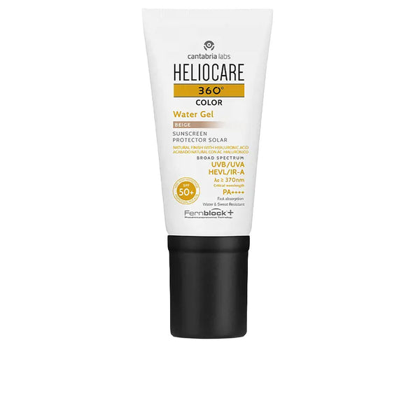 Protetor solar HELIOCARE 360° COLOR com cor aqua gel SPF50+ #bege 50 ml