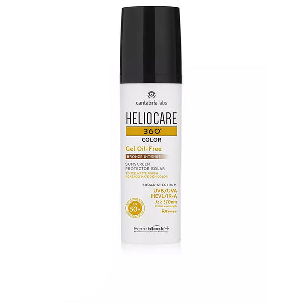 Protetor solar HELIOCARE 360° COLOR com cor gel oil-free FPS50+ #Bronze intenso 50 ml