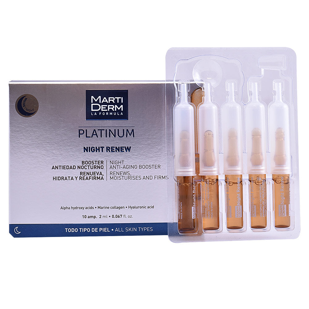 Ampolas PLATINUM NIGHT RENEW 10 x 2 ml