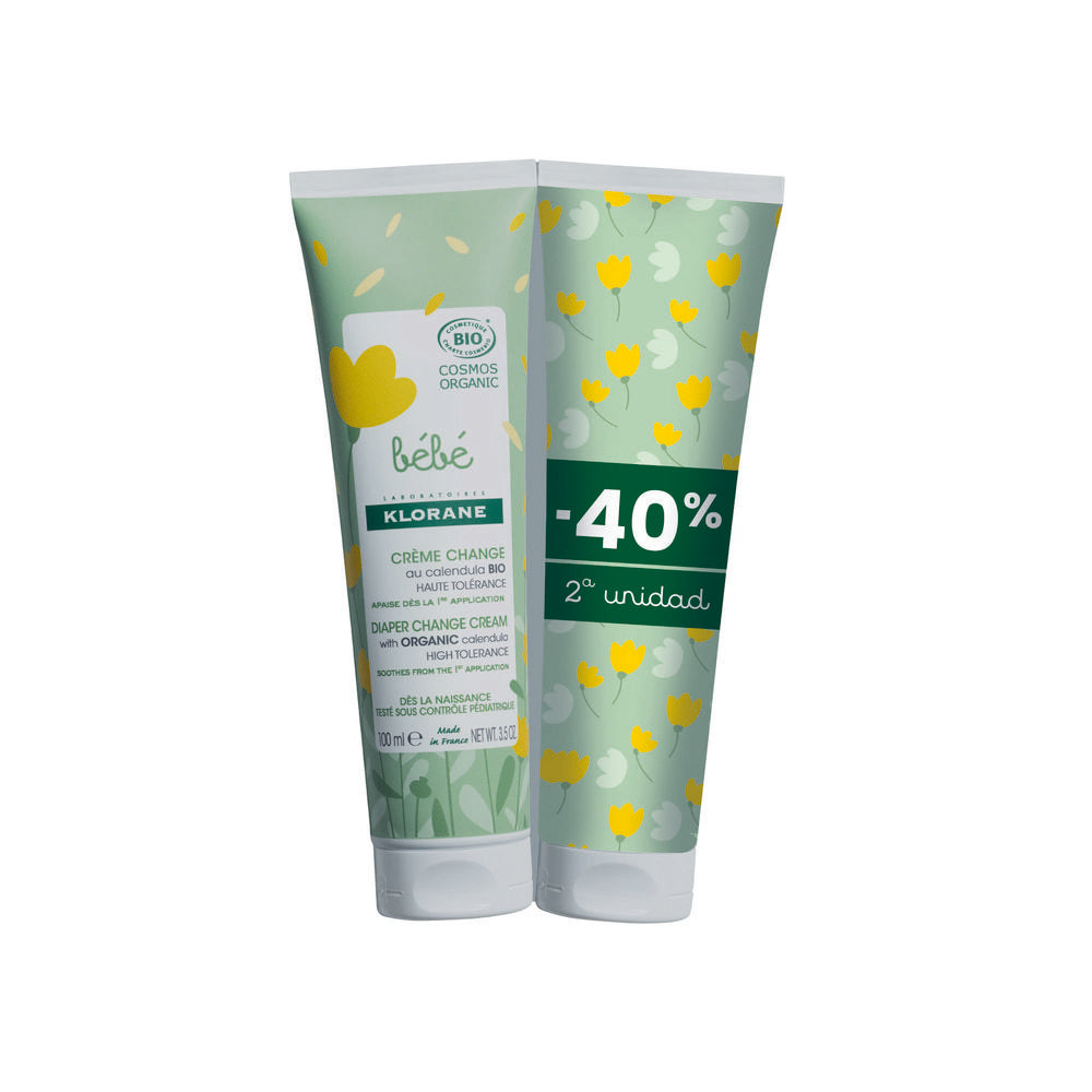 BÉBÉ BIO creme de fraldas pacote 2 x 100 ml