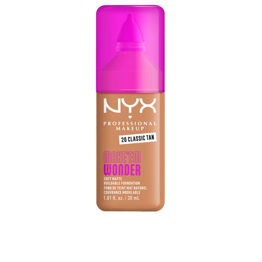 Base MAKE'EM WONDER nº 20 - Bronzeado Clássico 30 ml