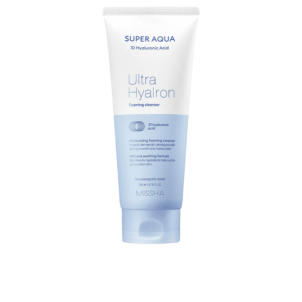 SUPER AQUA ultra hyalron espuma de limpeza 200 ml