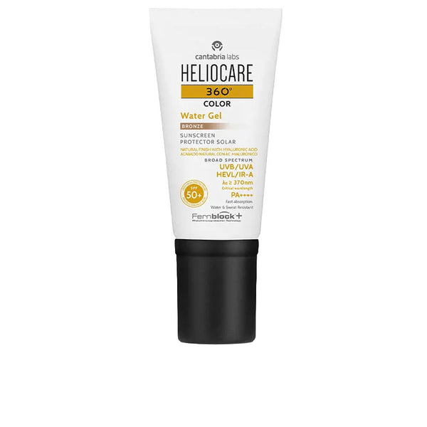 Protetor solar HELIOCARE 360° COLOR com cor aqua gel FPS50+ #bronze 50 ml
