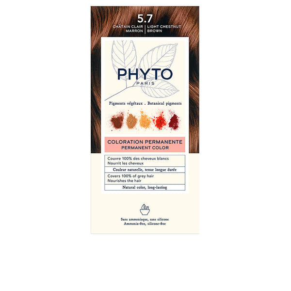 PHYTOCOLOR #5.7-castaño marrón claro 4 u