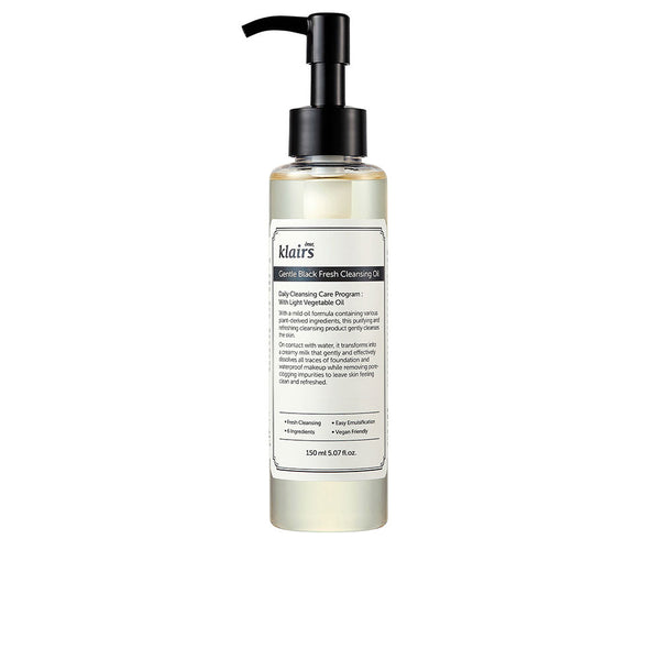 GENTLE BLACK óleo de limpeza fresco 150 ml