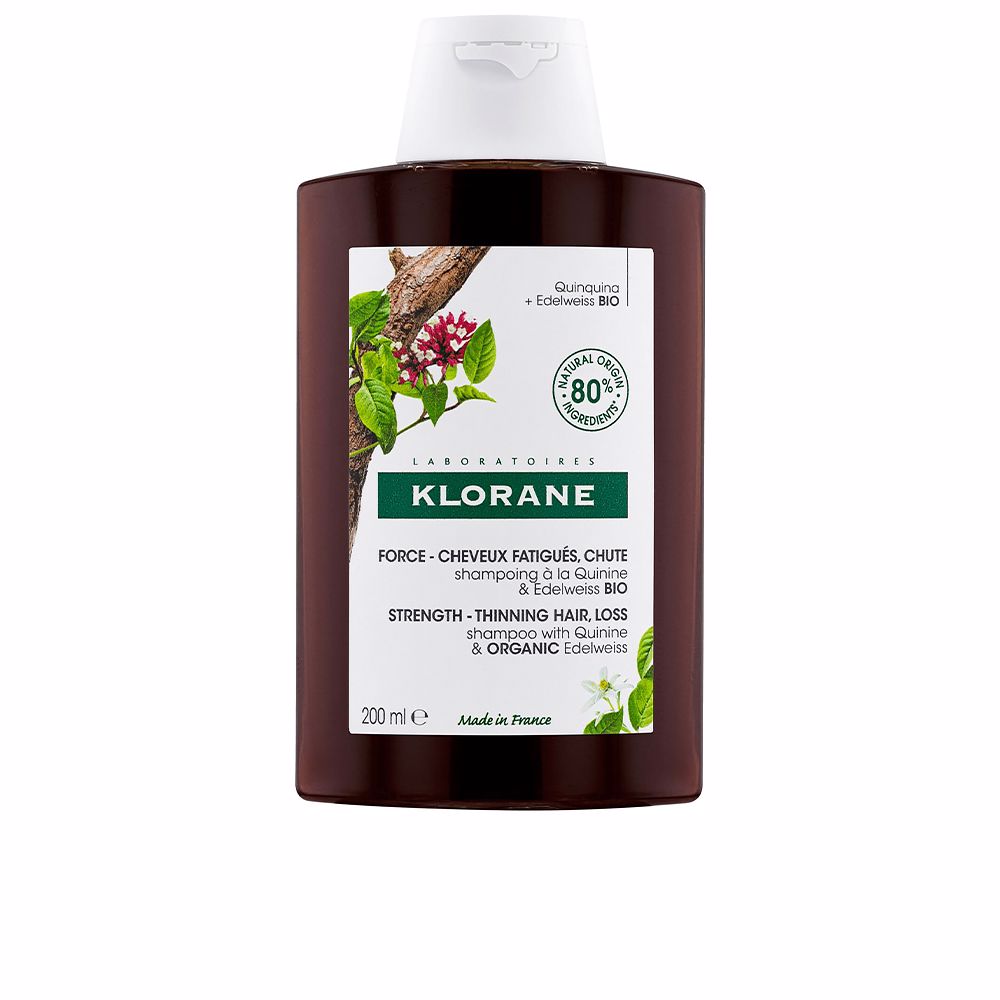 Shampoo antiqueda de quinina para cabelos enfraquecidos, 200 ml