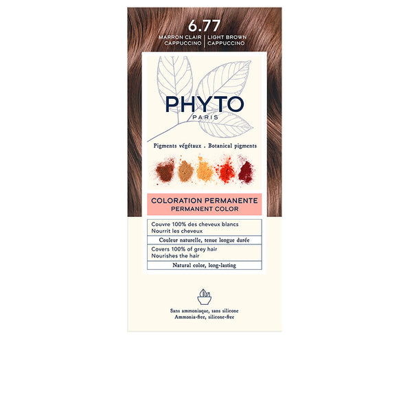 PHYTOCOLOR #6.77-marrón claro capuchino 4 u
