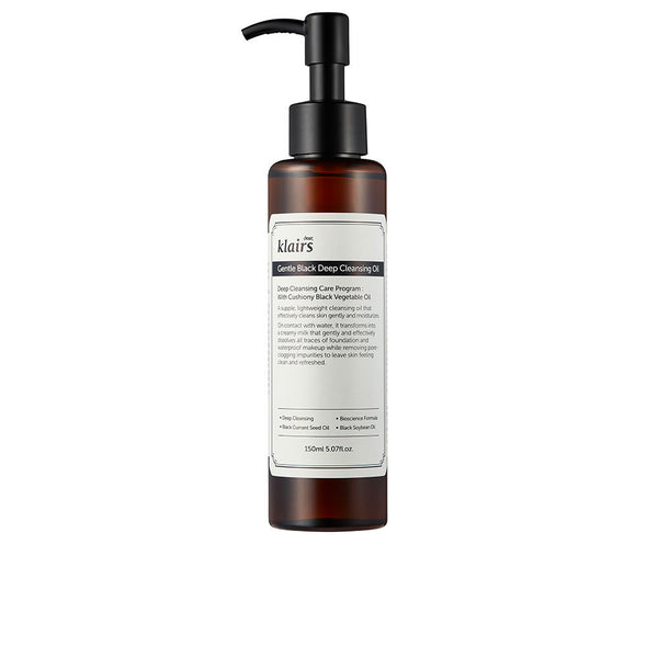 Óleo de limpeza profunda GENTLE BLACK 150 ml