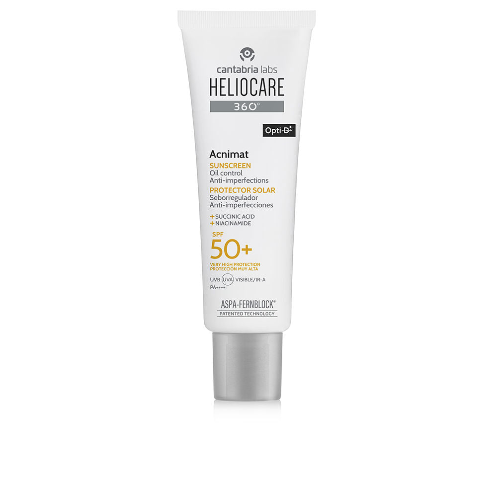 HELIOCARE 360° ACNIMAT protetor solar sistema anti-manchas e matificante FPS 50+ 50 ml