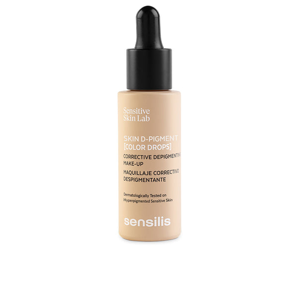 SKIN D-PIGMENT [COLOR DROPS] maquiagem corretiva despigmentante #Beige dourado 30 ml