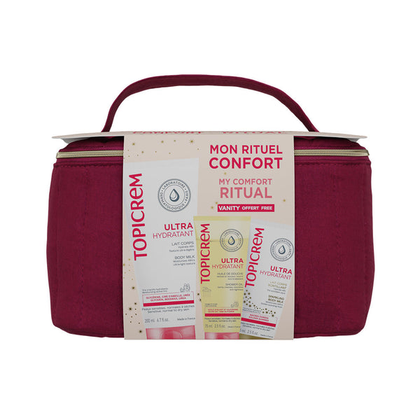 Conjunto de 4 peças para ritual corporal ultra-hidratante