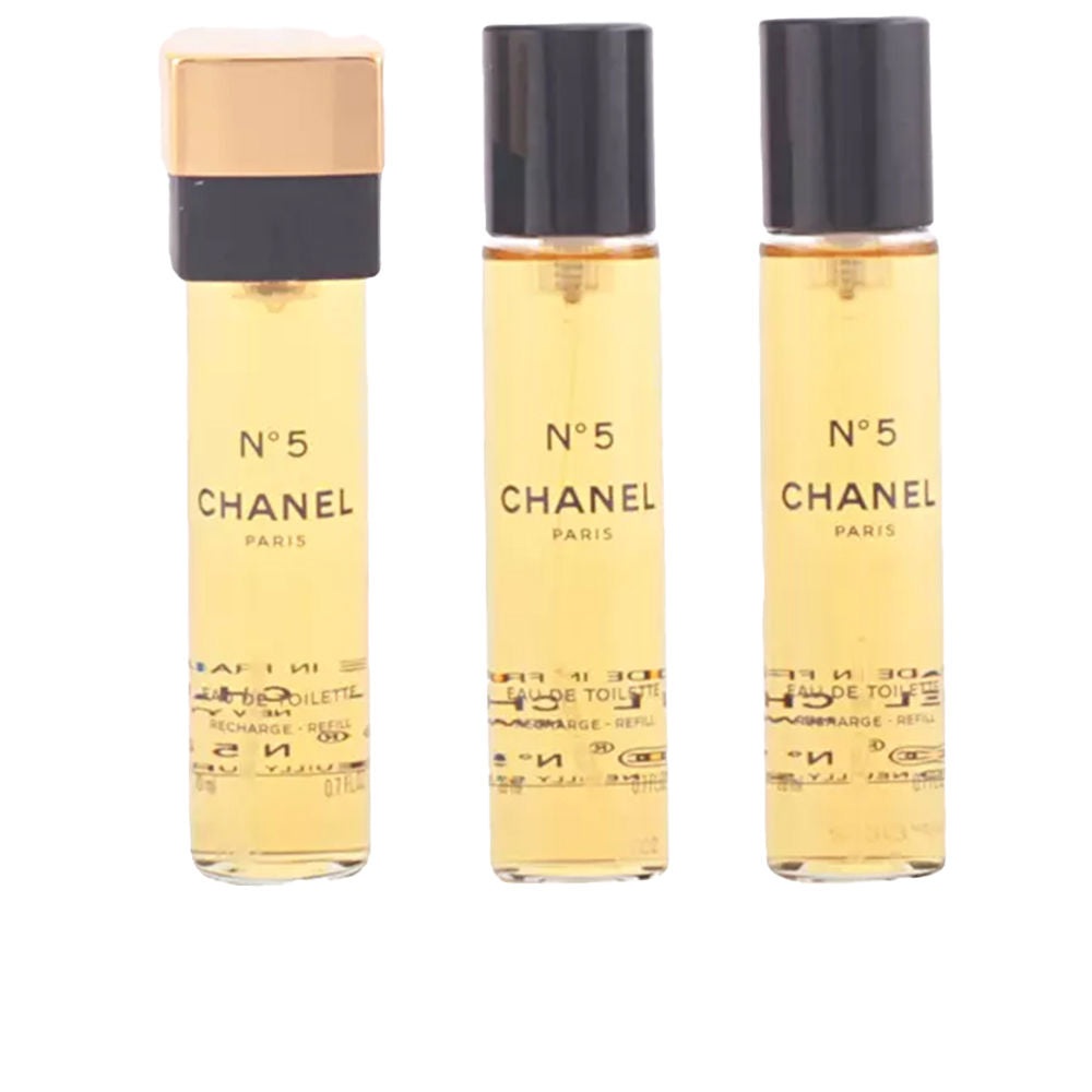 Nº 5 eau de toilette refis vaporizador de bolsa 3 x 20 ml