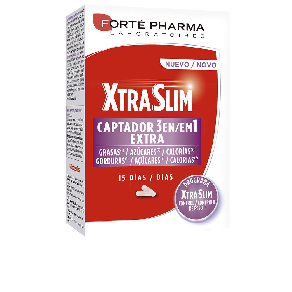 XTRASLIM CAPTURER 3 em 1 extra 60 cápsulas