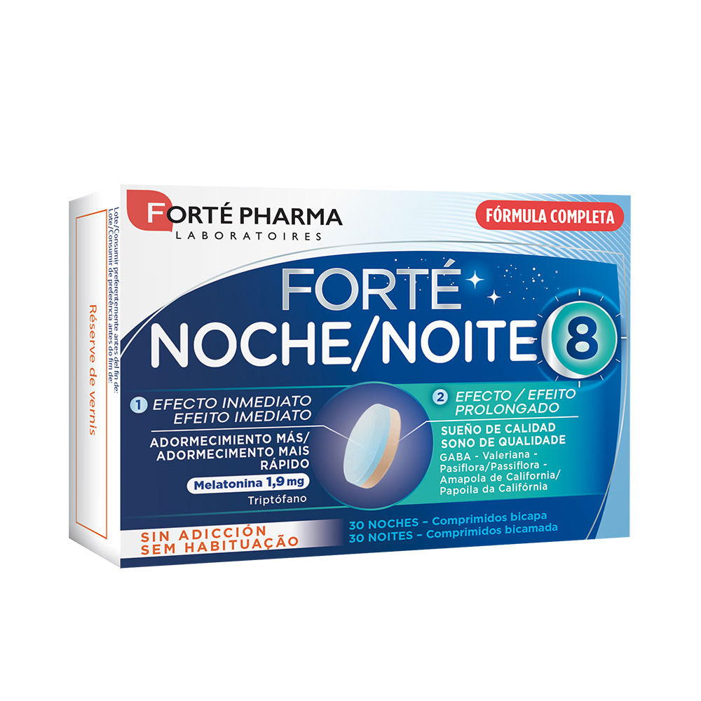 FORTÉ NIGHT 8 comprimidos para um sono mais rápido, 30 unidades