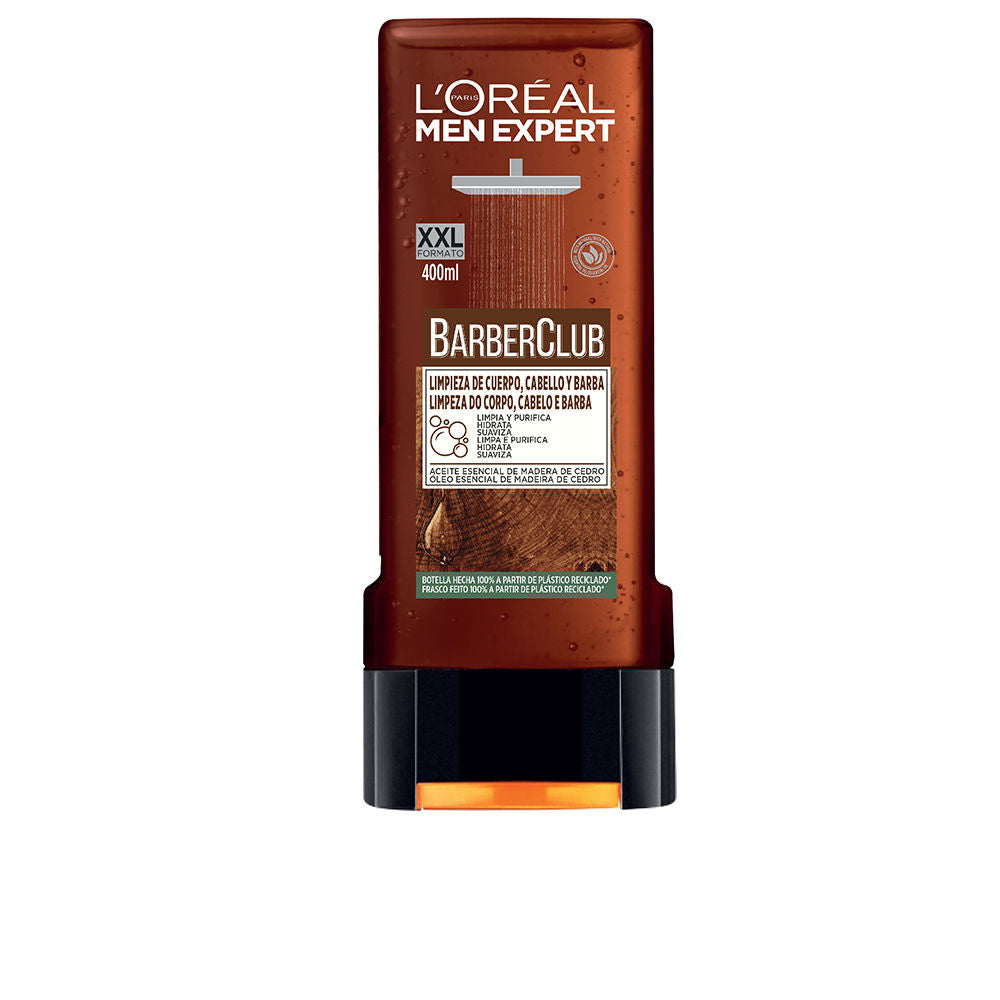 MEN EXPERT BARBER CLUB gel de banho óleo essencial 400 ml