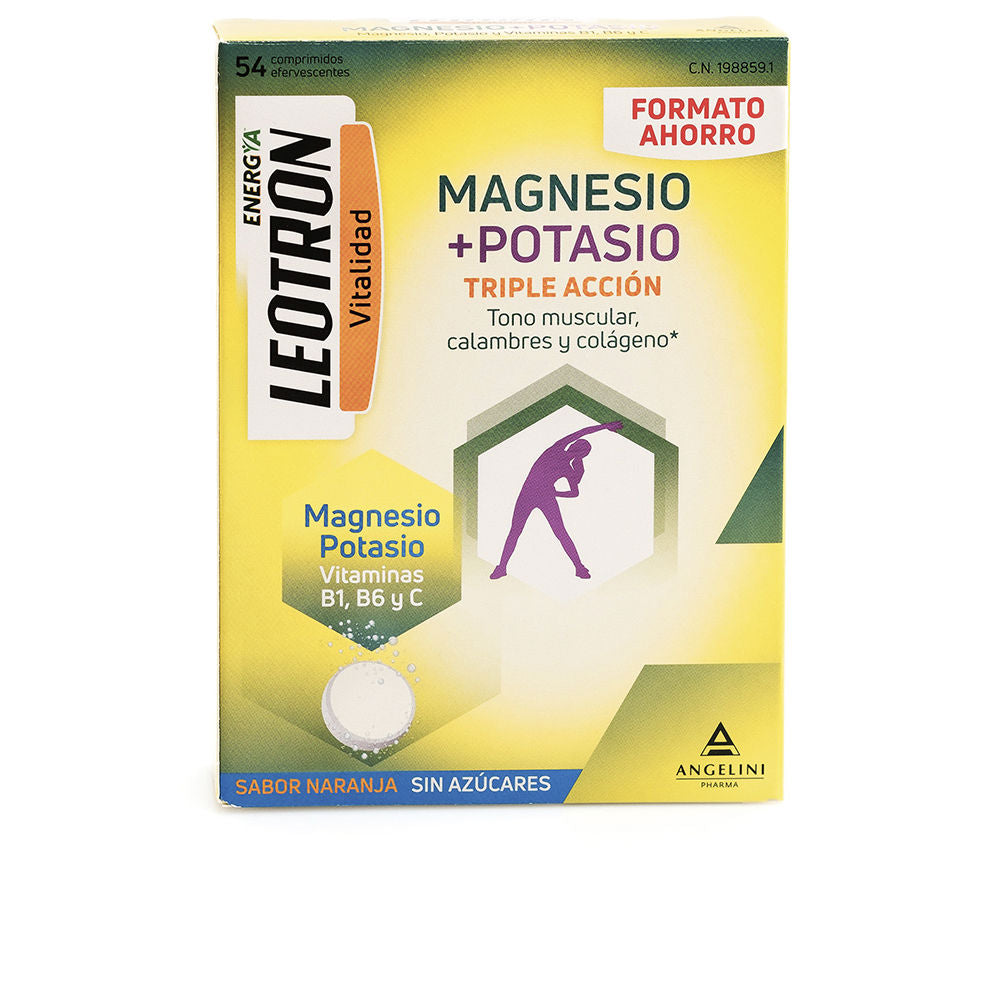 MAGNESIUM + POTASSIUM ENERGY comprimidos efervescentes de tripla ação #Orange 54 u