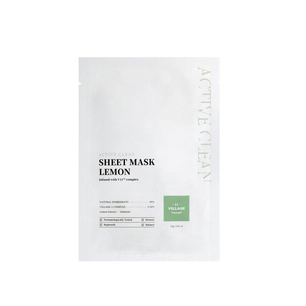 Máscara de folha ACTIVE CLEAN limão 23 gr