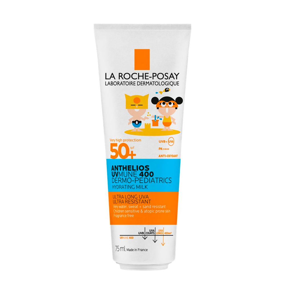 ANTHELIOS UV-MUNE 400 DERMOPEDIATRIA leite hidratante FPS50+ 250 ml