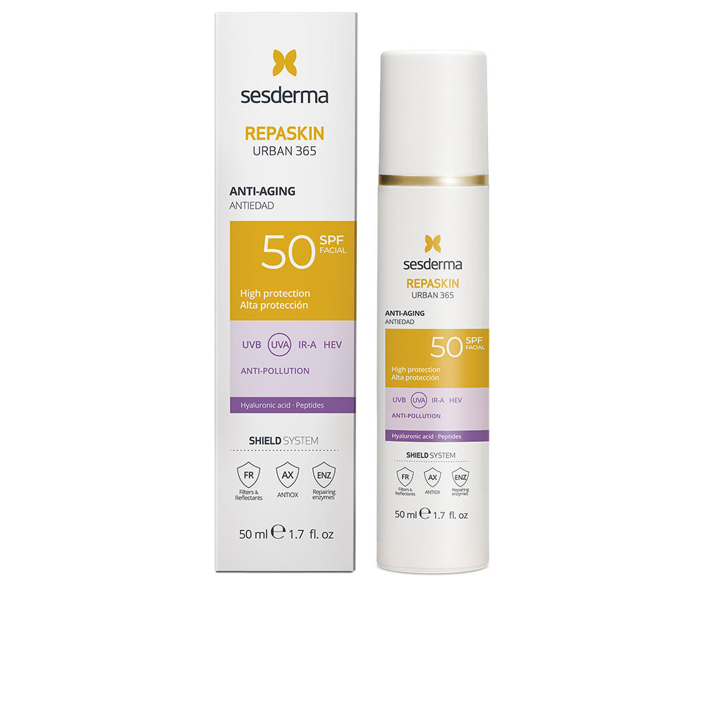 REPASKIN URBAN 365 fotoprotetor antienvelhecimento FPS50 50 ml