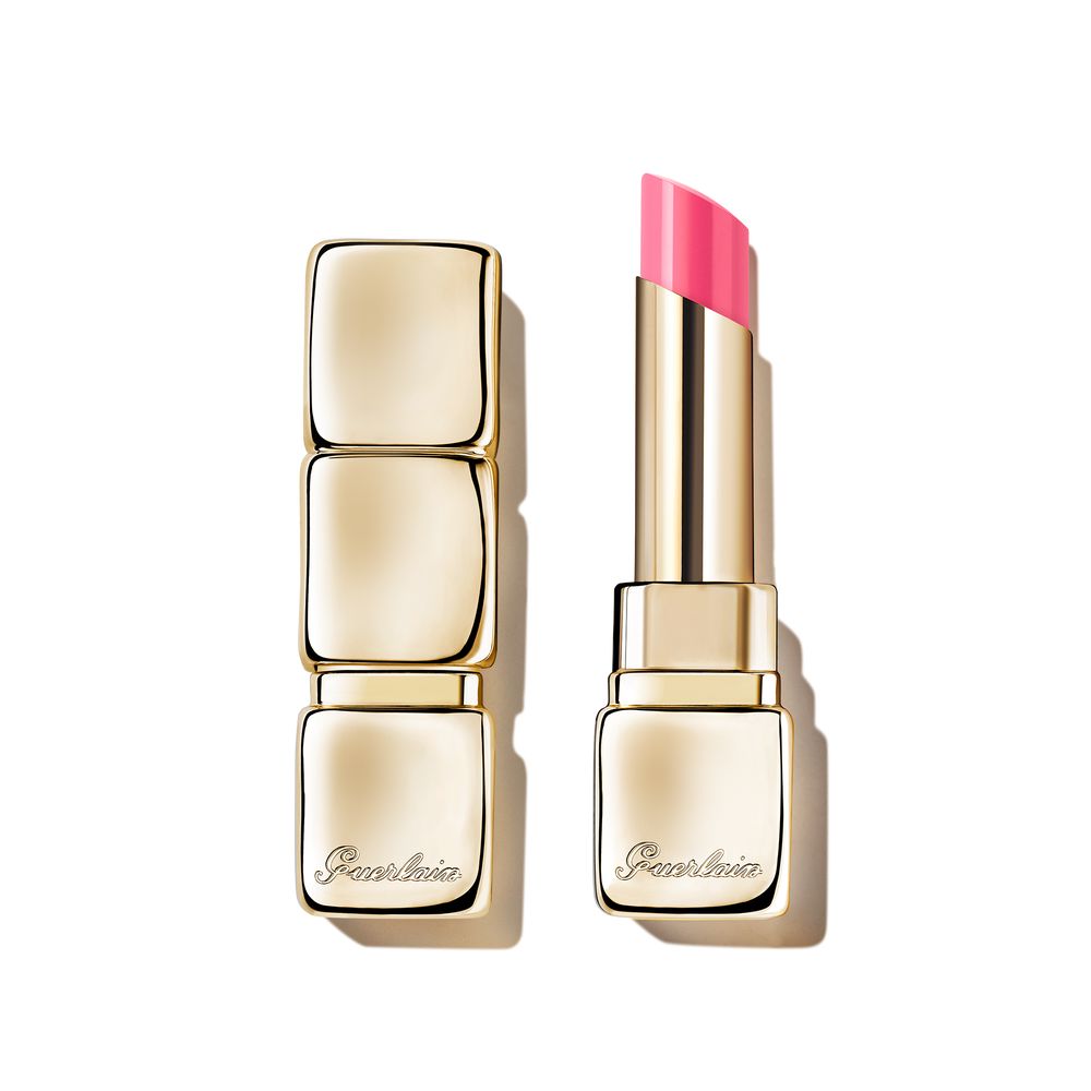 Bálsamo reparador labial KISSKISS BEE GLOW #458-Pop rose brilho 3,2 gr