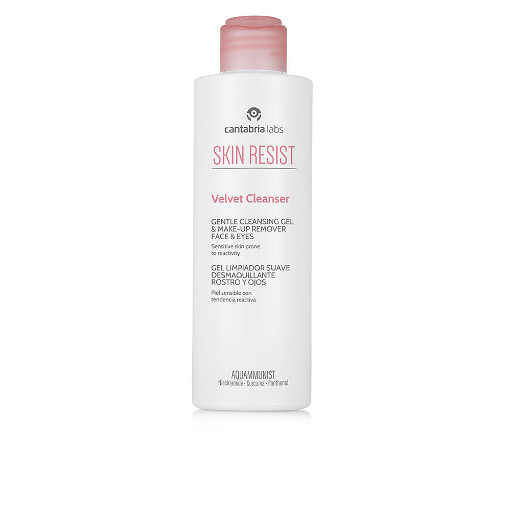 SKIN RESIST VELVET gel de limpeza suave para rosto e olhos 200 ml