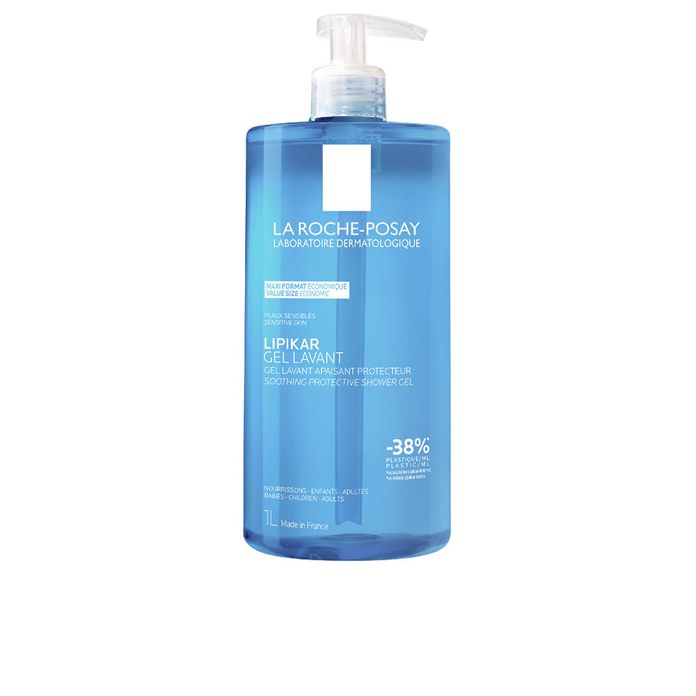 Gel de banho fisiológico LIPIKAR indicado para peles sensíveis e secas 1000 ml