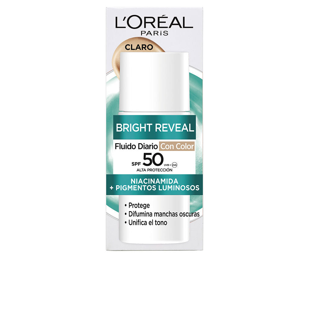 BRIGHT REVEAL NIACINAMIDA fluido diário FPS50 #transparente 50 ml