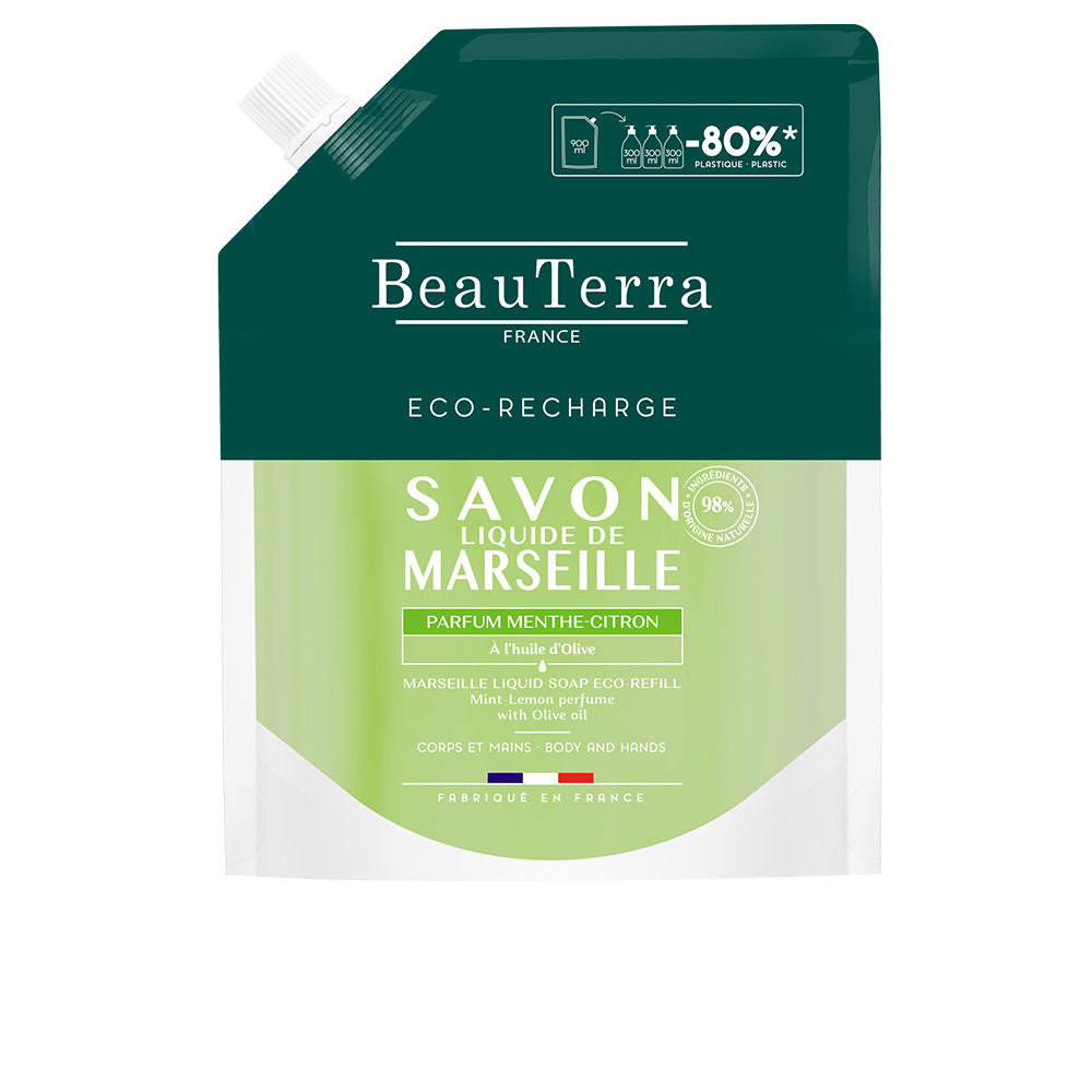 Recarga de sabonete de menta limão MARSEILLE 900 ml
