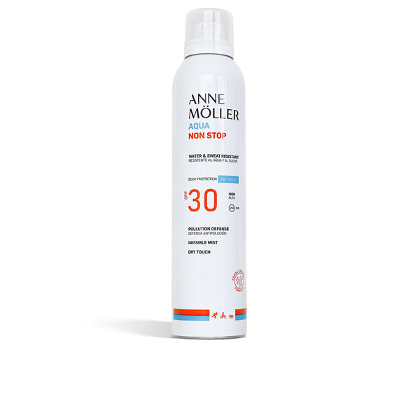 AQUA NON STOP spray corporal resistente à água e ao suor FPS 30 200 ml