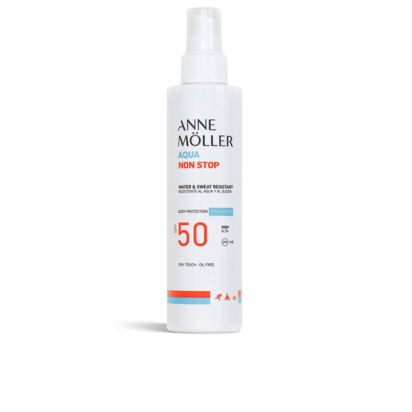 AQUA NON STOP spray resistente à água e ao suor FPS 50+ 175 ml