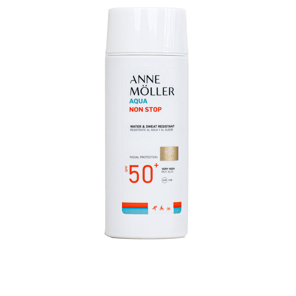 AQUA NON STOP fluido iluminador resistente à água e ao suor FPS 50+ 75 ml