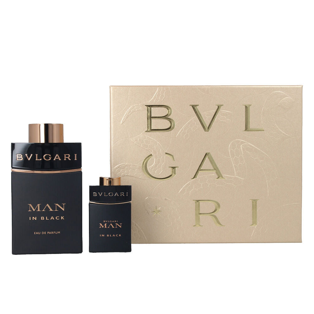 Estojo BVLGARI HOMEM DE PRETO - 2 peças