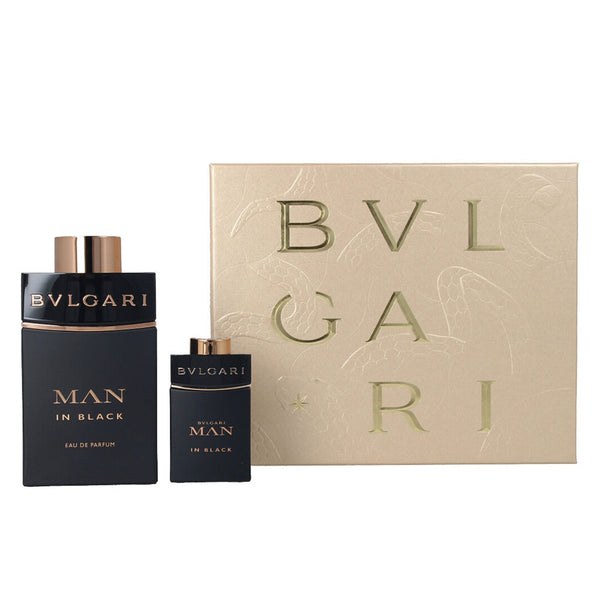 Estojo BVLGARI HOMEM DE PRETO - 2 peças