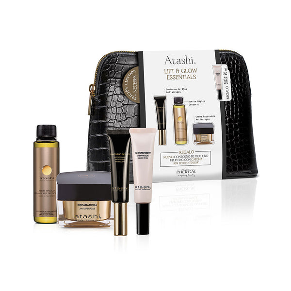 LIFT &amp; GLOW ESSENTIALS RITUAL ANTI-RUGAS - ESTOJO COM 5 UNIDADES