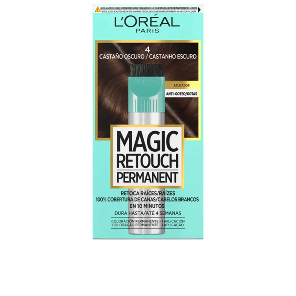 MAGIC RETOUCH coloração permanente para cabelos nº 4 - Castanho Escuro, 1 unidade