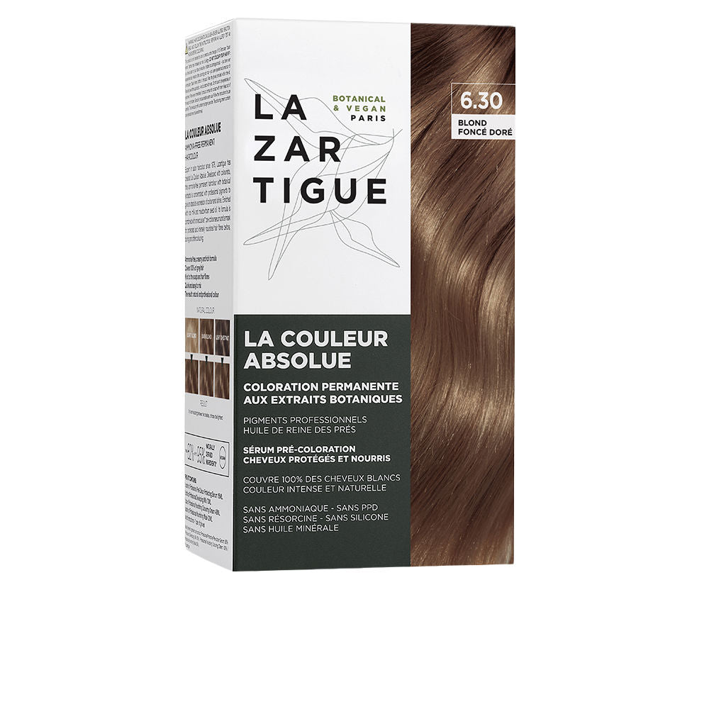 LA COULEUR ABSOLUE tintura de cabelo permanente sem amônia #6.30 1 unidade