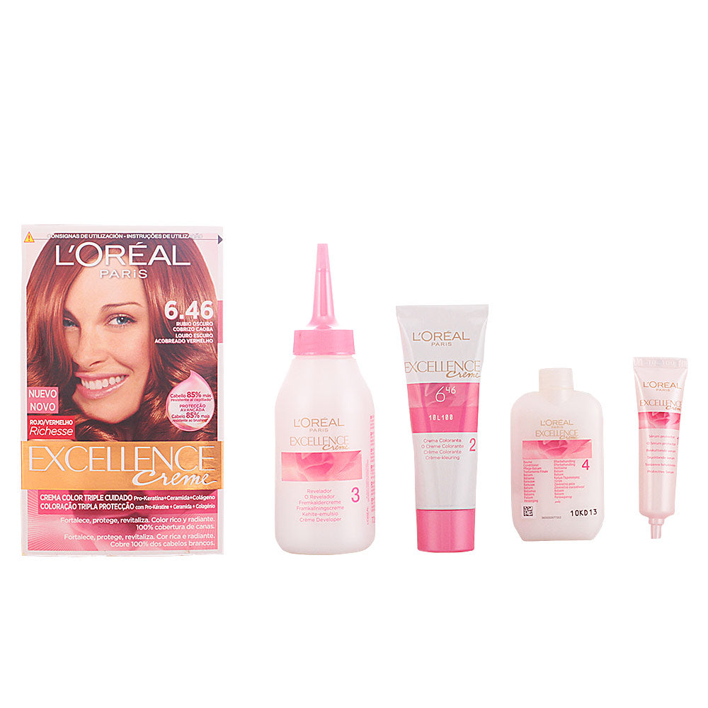 EXCELLENCE Tintura creme #6.46-loiro mogno acobreado escuro 192 ml