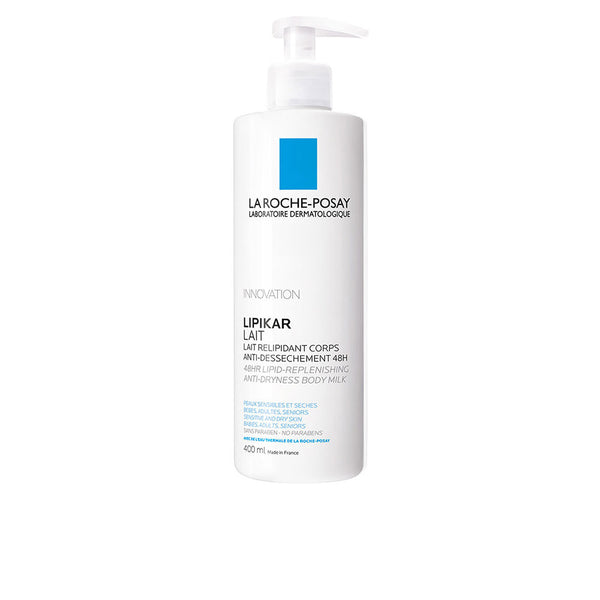LIPIKAR LAIT 48h hidratante corporal relipidizante e suavizante para pele seca 400 ml